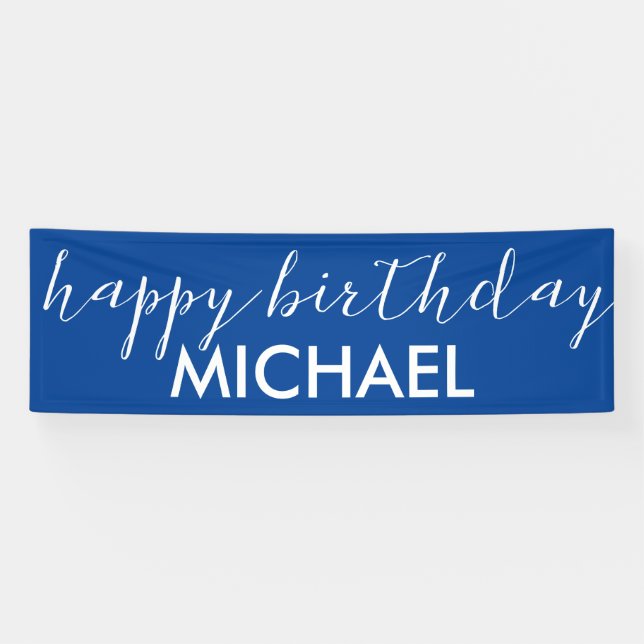 Banderoles anniversaire heureux (Horizontal)