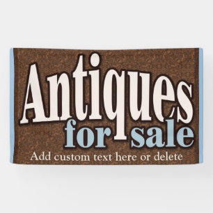 Banderoles Antiquités.Objets de collection.Personnalisable À