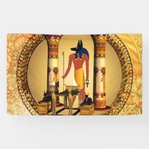Banderoles Anubis, le dieu égyptien
