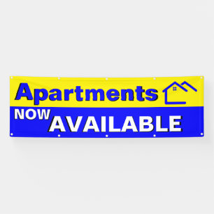 Banderoles Appartements maintenant disponibles Grande couleur