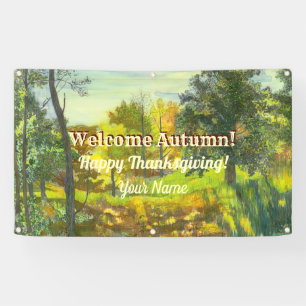 Banderoles Aquarelle d'automne