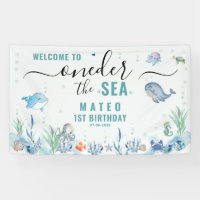 Aquarelle One der La mer 1er anniversaire Bienvenu
