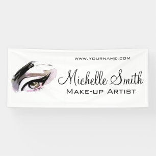 Banderoles Aquarelle yeux de foudre extension maquillage marq