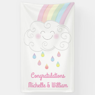 Banderoles Arc-en-ciel Baby shower