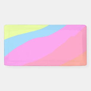 Banderoles Arc-en-ciel rose violet multicolore mois de la fie