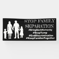 ARRÊTER LA SÉPARATION FAMILIALE Anti Trump Panneau