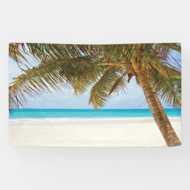 Banderoles Arrière - plan de plage tropical (Horizontal)