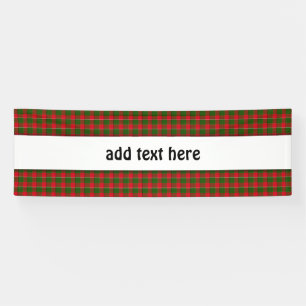 Banderoles Arrière - plan De Tissu Rouge Et Vert Plaid