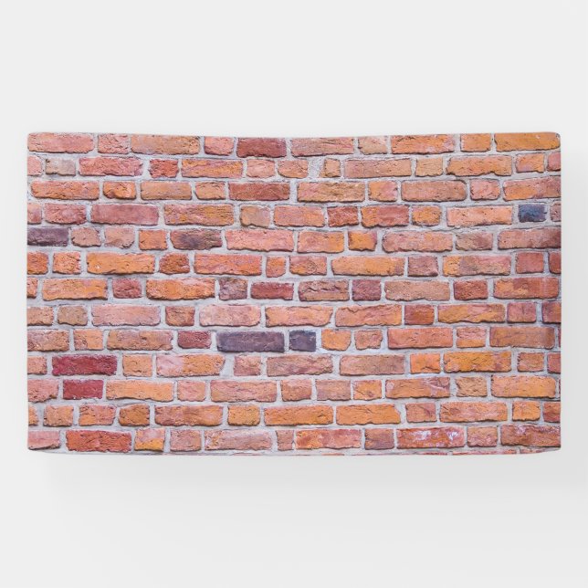 Banderoles Arrière - plan ou contexte de mur de briques (Horizontal)