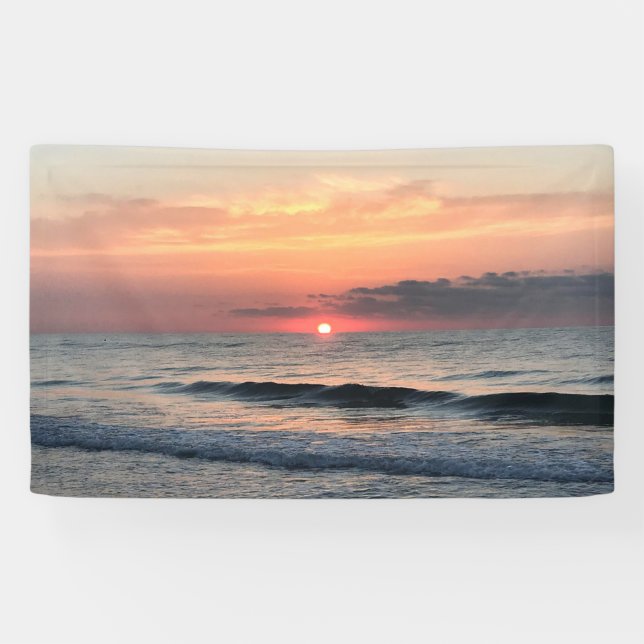 Banderoles Arrière - plan photo Ocean Sunset ou fond d'écran (Horizontal)