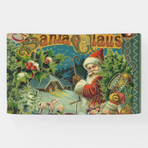 Banderoles Art antique du Père Noël