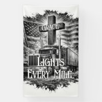 Art de camionnage patriotique inspiré de la foi 