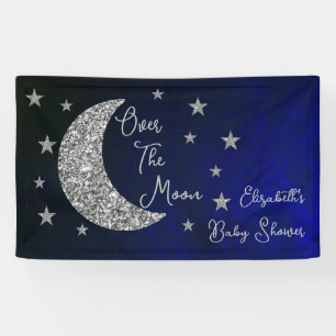 Banderoles Au-Dessus Du Baby shower Lune