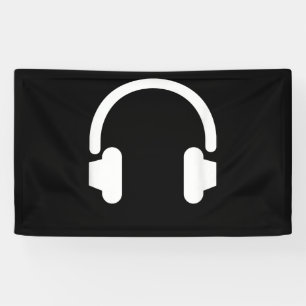 Banderoles Audio Engineer Audiophile Dj Music Lover casque