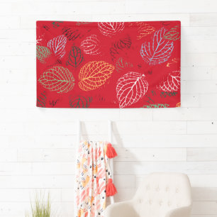 Banderoles Automne, Motif Feuille