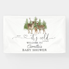 Banderoles Baby It's Cold Outside Baby shower Welcome