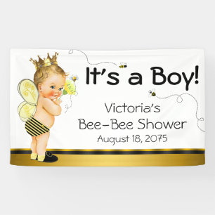 Banderoles Baby Shower Abeille