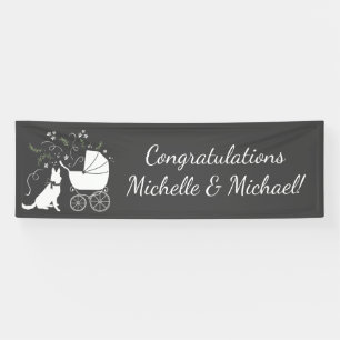 Banderoles Baby shower berger allemand