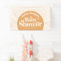 Baby Shower Bohème Jaune Sunshine 