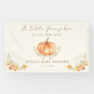 Banderoles Baby shower Boho Citrouille Fall Foliage