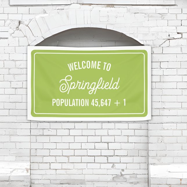 Banderoles Baby shower d'Affiches de bienvenue de la ville (Créateur téléchargé)