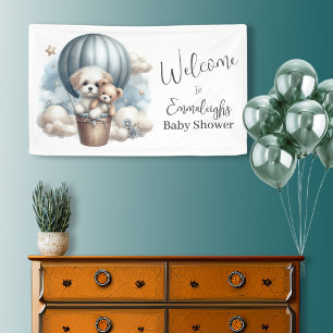 Banderoles Baby shower de ballotte pour marionnettes d'aventu