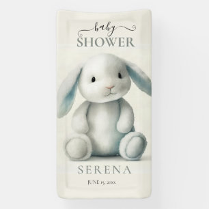 Banderoles Baby shower de lapin farci de boue
