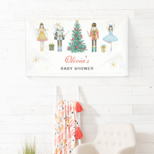 Banderoles Baby shower de Noël Nutcracker
