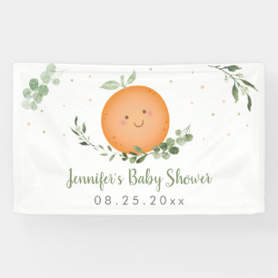 Banderoles Baby shower de verdure de Little Cutie