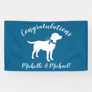 Banderoles Baby shower français de Bulldog Frenchie Blue