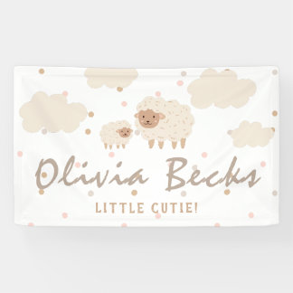 Banderoles Baby shower Illustratif Cream Pastel
