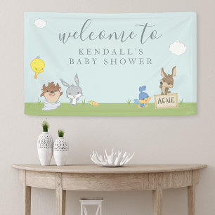 Banderoles BABY SHOWER LOONEY TUNES™ Bienvenue