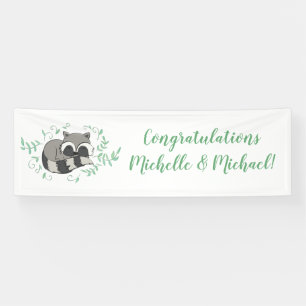 Banderoles Baby shower Raccoon
