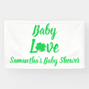 Banderoles Baby shower Shamrock Baby Love