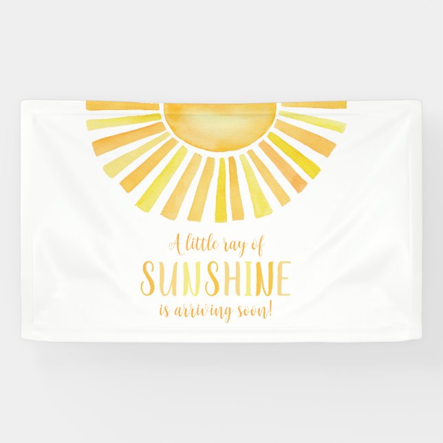 Banderoles Baby shower solaire (Horizontal)