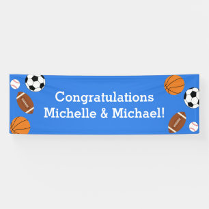 Banderoles Baby shower sportif Co-ed Theme Boy Blue