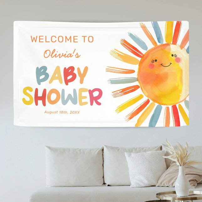 Banderoles Baby shower Sunshine (Créateur téléchargé)