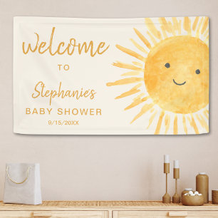 Banderoles Baby shower Sunshine