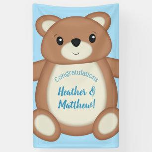 Banderoles Baby shower Teddy Bear
