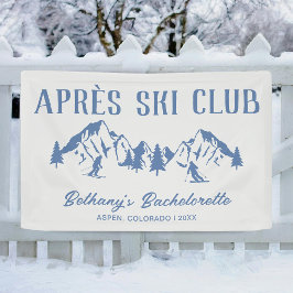 Banderoles Bachelorette de ski moderne
