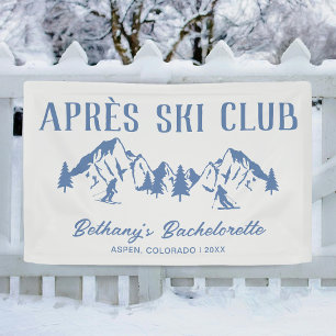 Banderoles Bachelorette de ski moderne