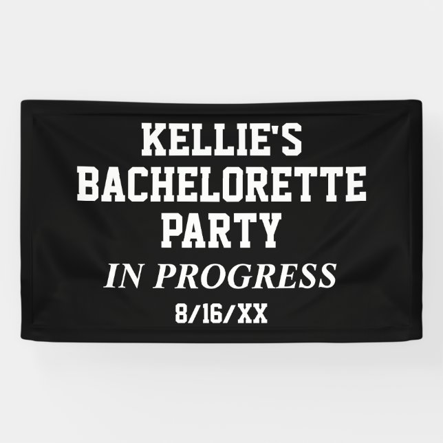 Banderoles Bachelorette en cours (Horizontal)