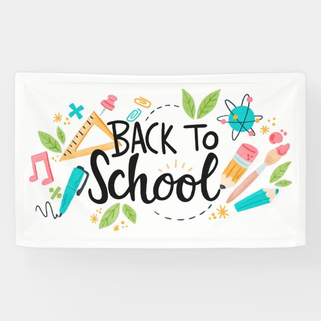 Banderoles Back to school (Horizontal)