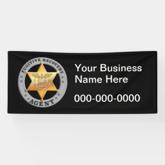 BANDEROLES BADGE DE L'AGENT DE RÉCUPÉRATION FUGITIVE