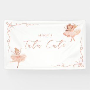 Banderoles Ballerine Arc-en-ciel Anniversaire