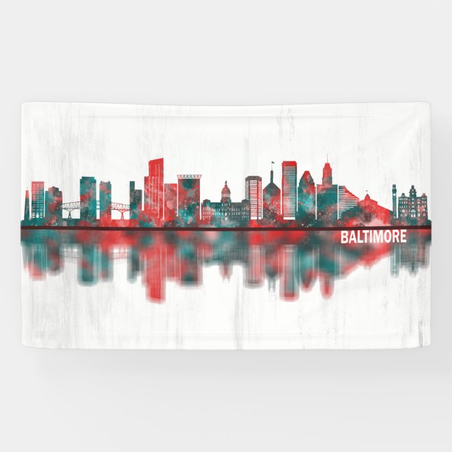 Banderoles Baltimore Maryland (Horizontal)