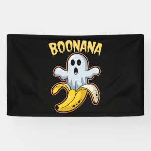 Banderoles Bananana Fantôme Mignon Halloween Banane