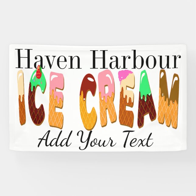 Banderoles Bandeau de glace (Horizontal)