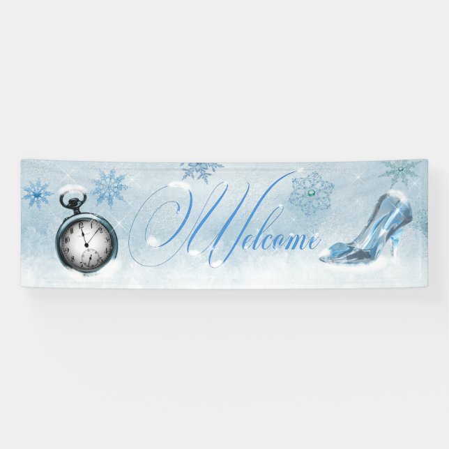Banderoles Bandeau de la fête de Cendrillon (Horizontal)