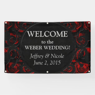 Banderoles Bandeau de mariage personnalisé Goth